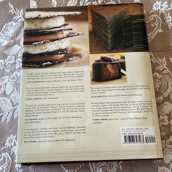 CHOCOLATE EPIPHANY HARDCOVER COOKBOOK by Francois Payard - Picture 14 of 14